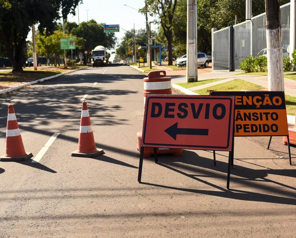 Trânsito em Campo Grande: veja bloqueios em quatro regiões neste sábado