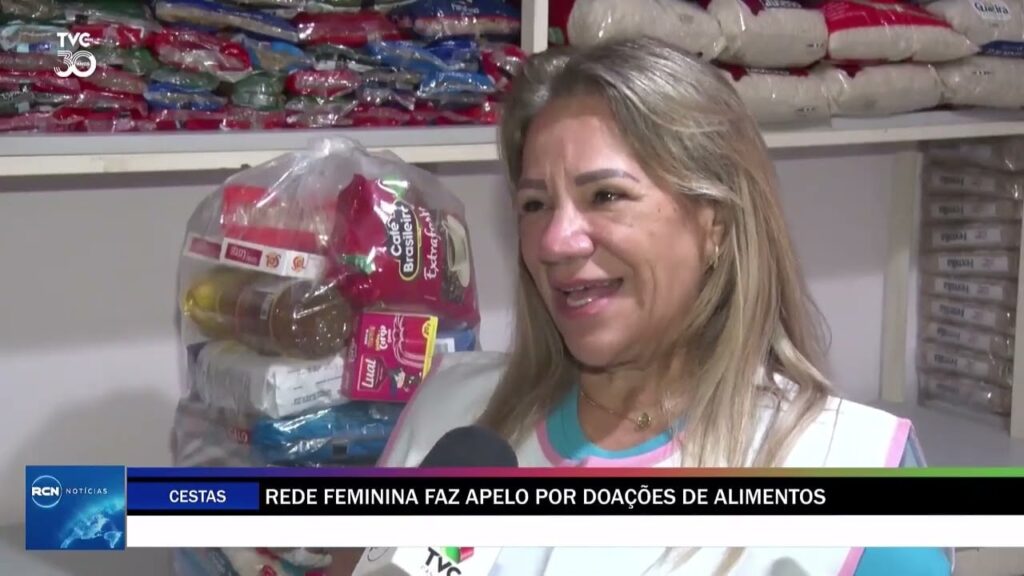 Rede Feminina de Três Lagoas pede alimentos para 40 famílias em tratamento de câncer